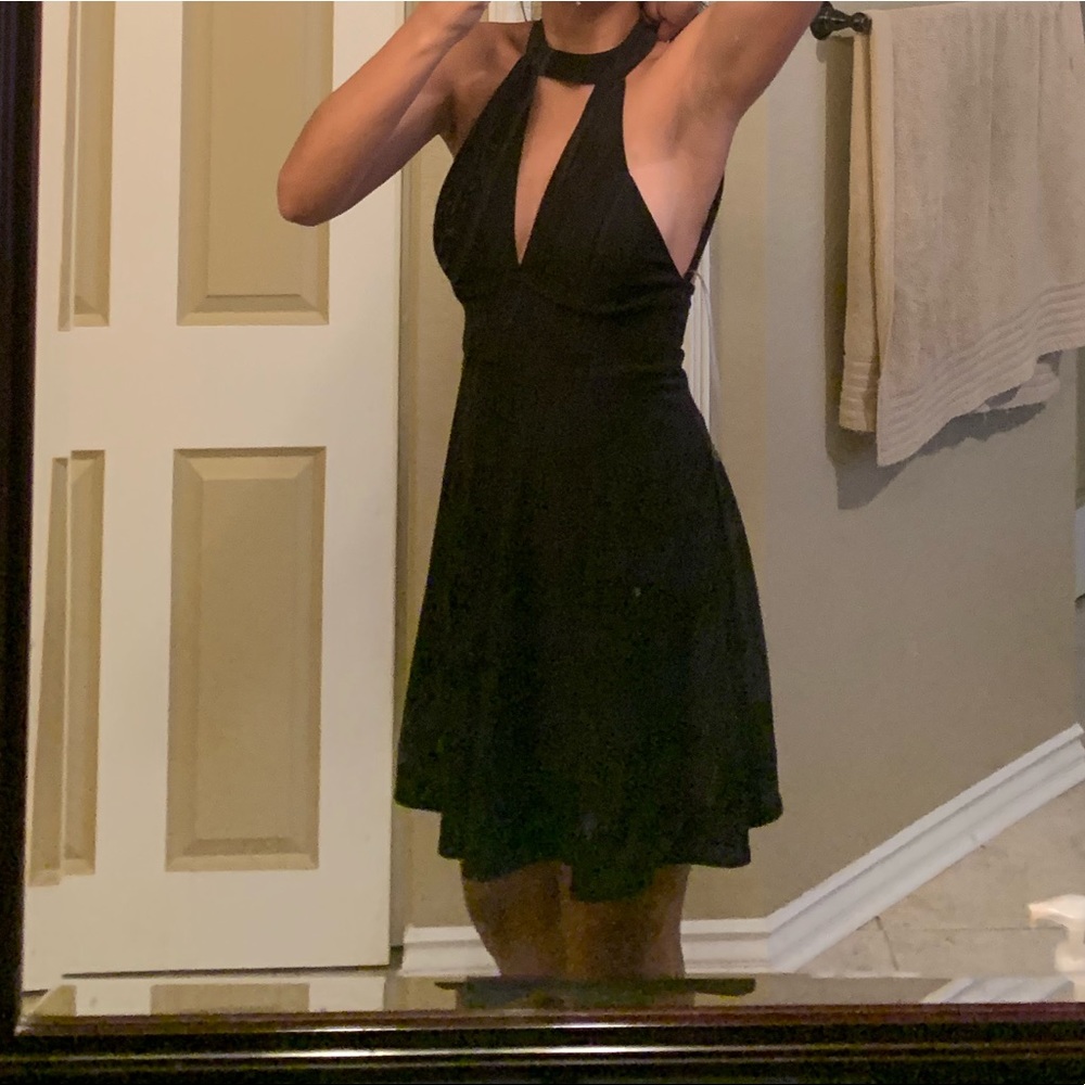 black dress